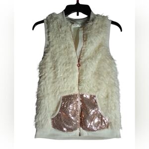 3/$15 Forever Me faux fur vest